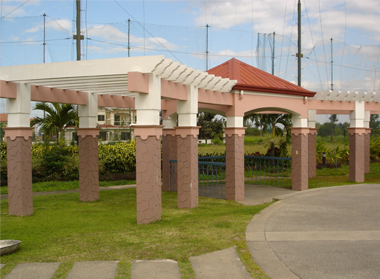 Landscaped park